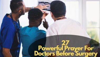 Prayer For Doctors Before Surgery