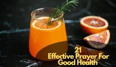 Prayer For Good Health