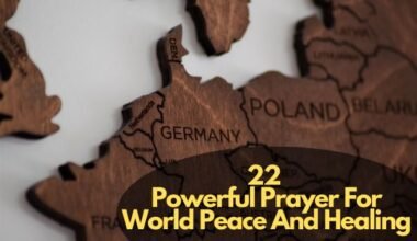 Prayer For World Peace And Healing