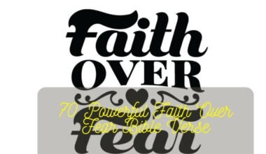 Faith Over Fear Bible Verse