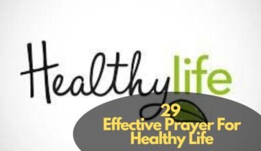 Prayer For Healthy Life