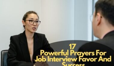 Prayers For Job Interview Favor And Success