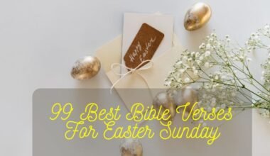 Best Bible Verses For Easter Sunday