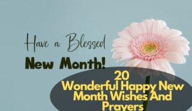 Happy New Month Wishes And Prayers